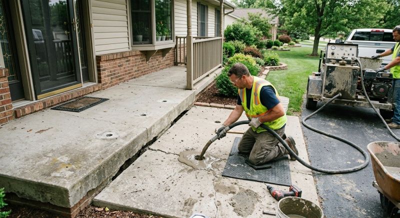 Concrete Leveling in Des Moines, IA