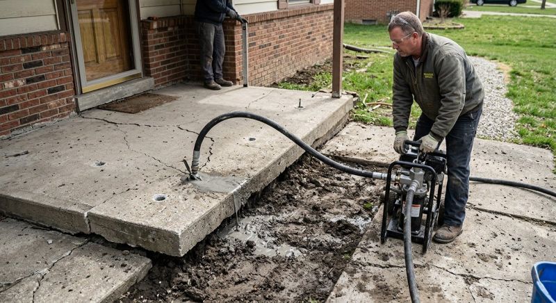 Concrete Lifting in West Des Moines, IA