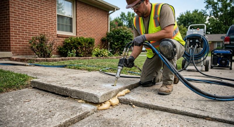 Slab Jacking in Des Moines, IA