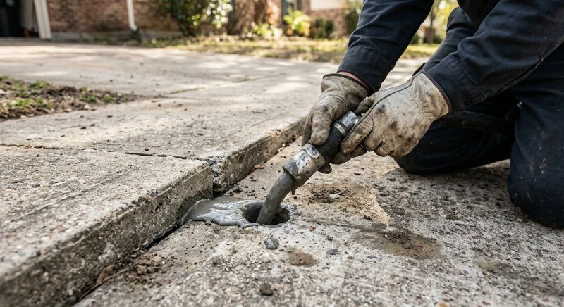 Sunken Driveway Lifting in Denver, CO