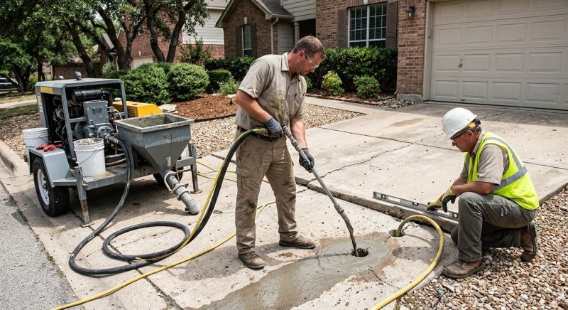 Sunken Driveway Lifting in Tampa, FL