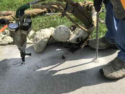 Sunken Patio Repair in West Des Moines, IA